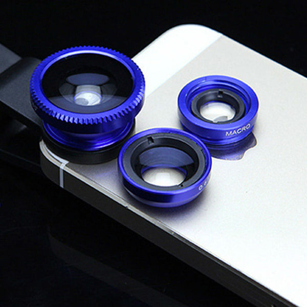 Universal 3 Piece Clip Lens Set