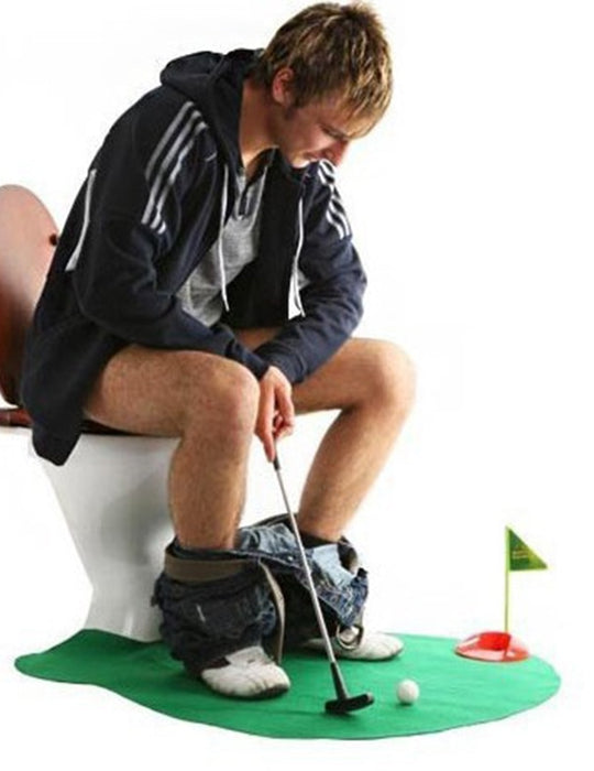 Toilet Golf Putter Set
